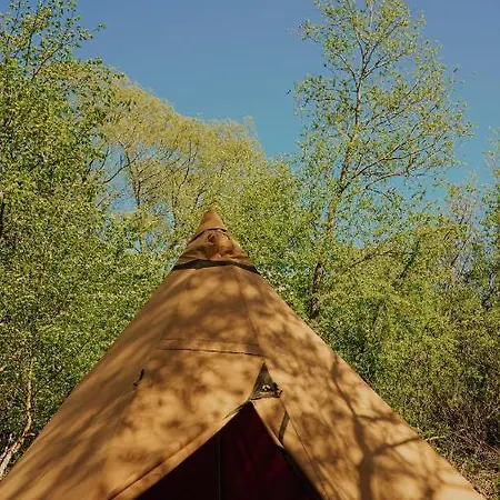 Luxury tent Naturlig Pa Korsgarden Glamping *