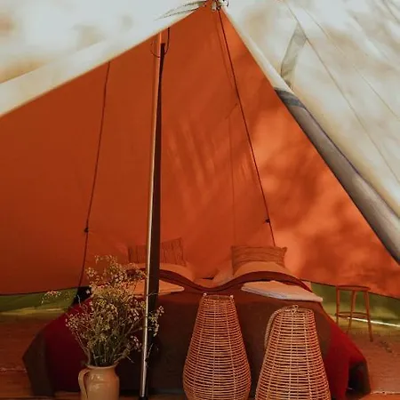 Luxury tent Naturlig Pa Korsgarden Glamping Nysted