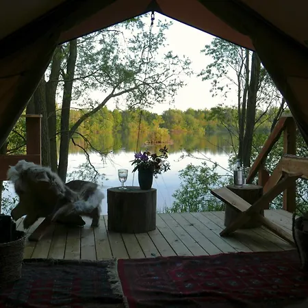 Tente de luxe Naturlig Pa Korsgarden Glamping Nysted