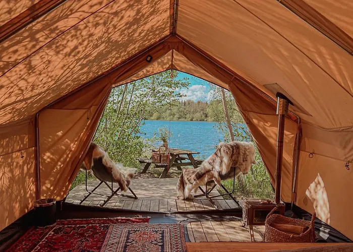Naturlig Pa Korsgarden Glamping Luxe tent *