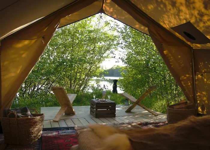 Naturlig Pa Korsgarden Glamping Luxe tent *