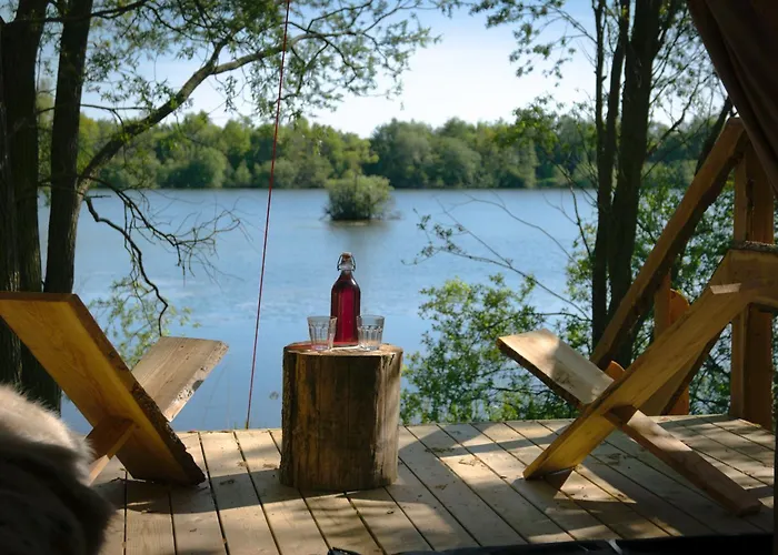 Luxe tent Naturlig Pa Korsgarden Glamping *