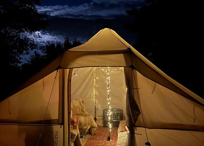 Naturlig Pa Korsgarden Glamping Luxe tent